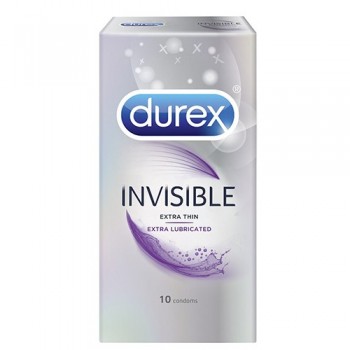 Durex Invisible Extra Lubricate 10tk