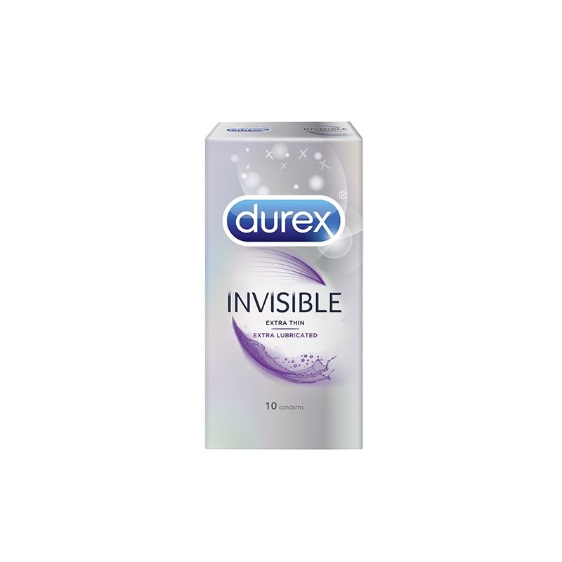 Durex Invisible Extra Lubricate 10tk