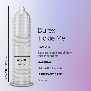 Durex Tickle Me kondoom Durex Tickle Me kondoom