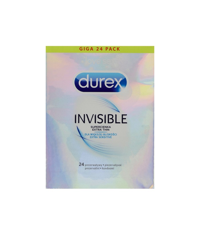 Durex invisible extra sensitive 24tk