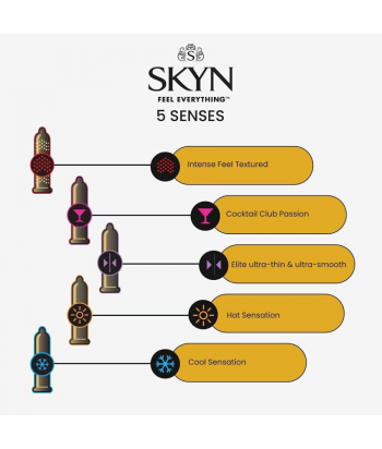 SKYN 5 senses kondoomipakk